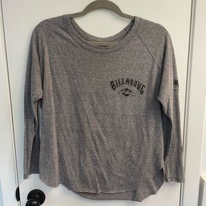 Billabong 3/4 sleeve cropped shirt